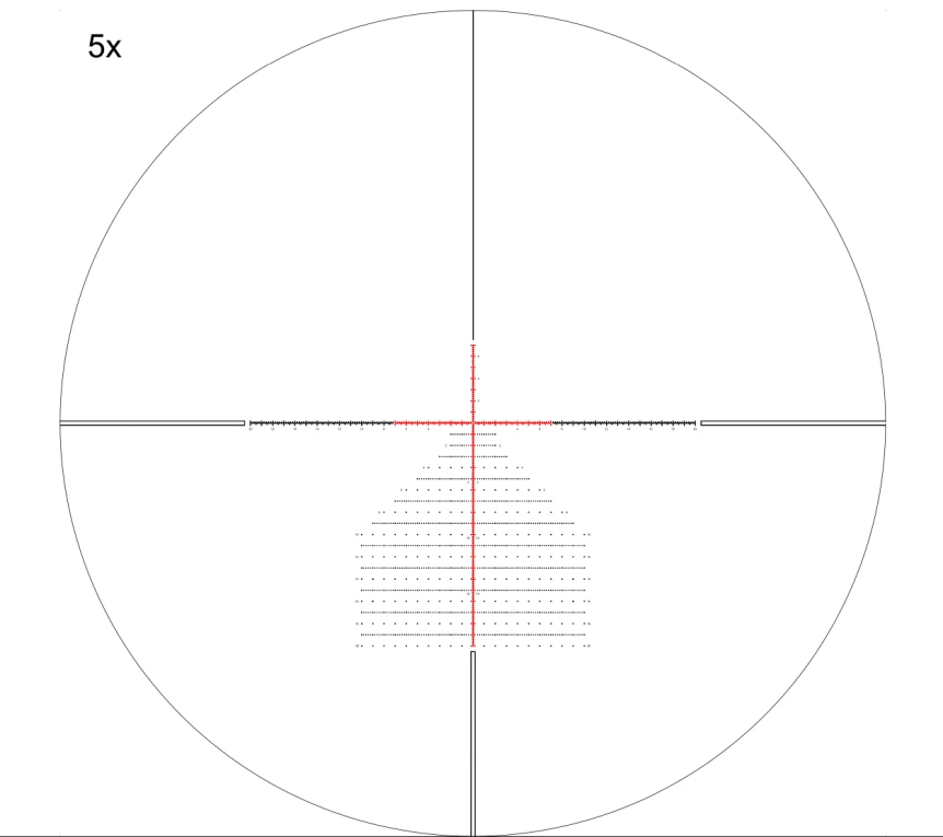 VISOR DIAMOND PRIMER PLANO FOCAL 34mm 5-30X56 - reticula-20mrad-20xtr