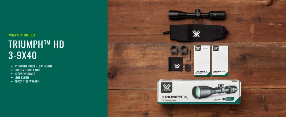 VISOR TRIUMPH HD 3-9X40 1